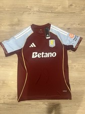 Aston Villa Home Shirt Size Medium 2025/26 Brand New with Tags