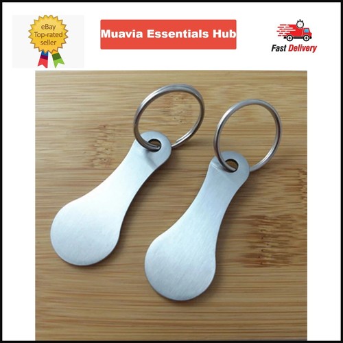 Trolley token key ring metal - trolley,