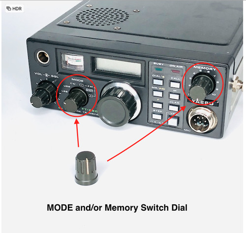 Yaesu mode memory - memory, knob