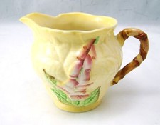 Vintage Carlton Ware FOX GLOVE Yellow Creamer Mini