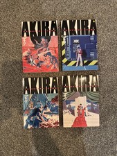 AKIRA Vol. 1–4 Manga Lot by Katsuhiro Otomo • Dark Horse & Kodansha • Softcover 