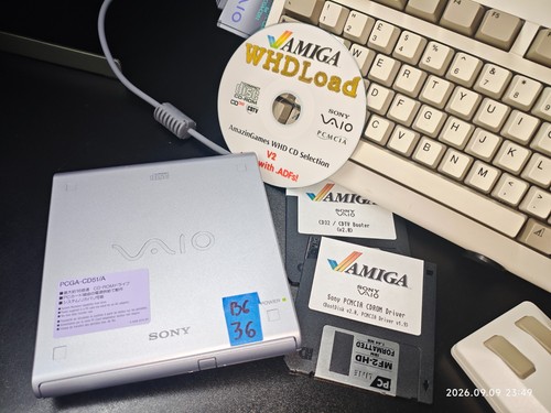 Amiga 600 1200 - pcmcia, drive