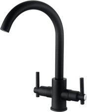 Funime® Black Kitchen Sink