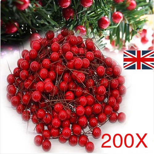 200x artificial holly red - 200x, artificial-holly