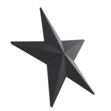  Pentagram Wall Decoration Black Galvanized Star Farmhouse Hanging