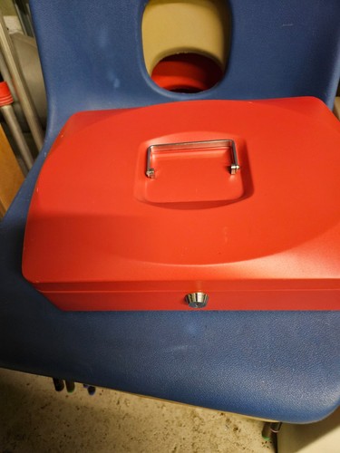 Cash box with - box, tray