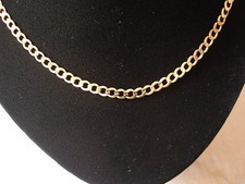 9 CARAT YELLOW GOLD 18" CURB