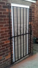 --Large slim steel security door gate / grille for home, office, garage alley--