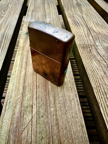 Zippo solid copper 2003 - solid,