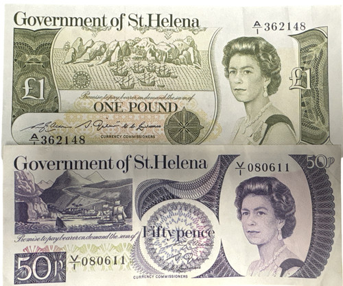 Saint helena pound bank - bank, notes