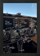 Cockpit Cessna 172 Framed Wall