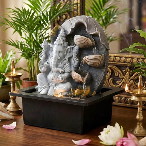 Indoor led stone water feature - water,