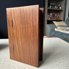 Vintage Wooden Book Shaped