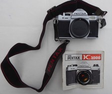 Pentax K1000 SLR camera & 50