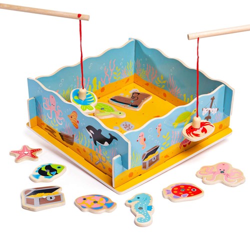 Bigjigs toys wooden - wooden, magnetic