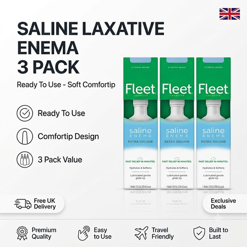 Fleet saline laxative enema - enema, 3