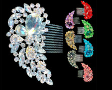 Bridal Hair Comb with Crystals