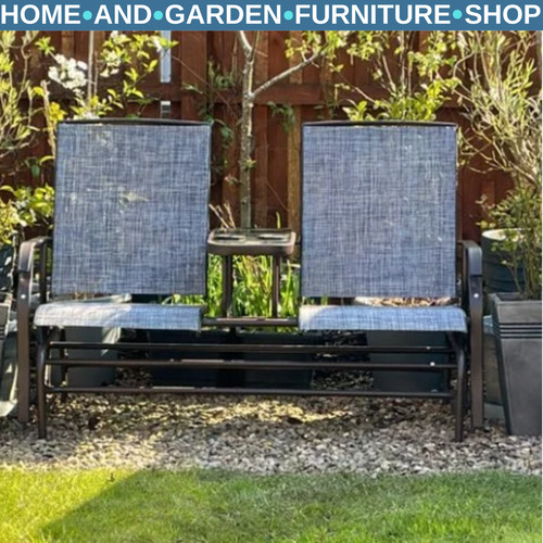Metal double swing chair - double,