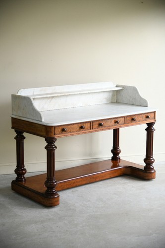 Victorian mahogany marble - victorian, &