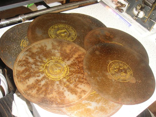 Symphonion plates 30cm - symphonion,