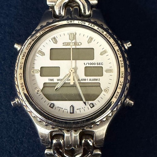 Seiko world time - time, h021-8050