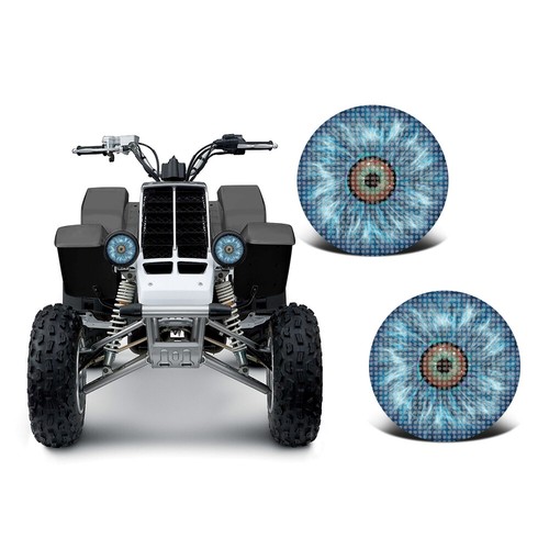 Headlight eye graphics kit - headlight,