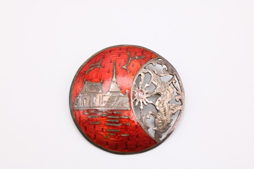 Siam sterling silver - , brooch