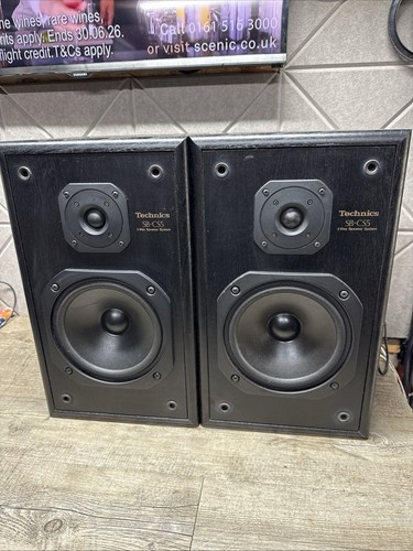 Pair technics cs5 stereo - pair, sb-cs5