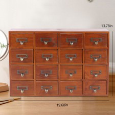16 Drawers Vintage Tabletop