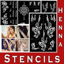 Hand Mehndi Henna Stencils Temporary Mehndi Mandala Template Sticker Body Art