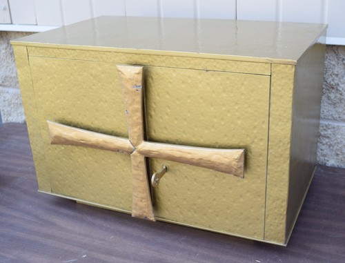 Nice older brass tabernacle - nice,