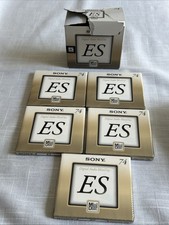 Sony (5) Premium 74 Min ES MiniDisc Blanks Sealed MDW74M NEW / Japan, Free Ship-