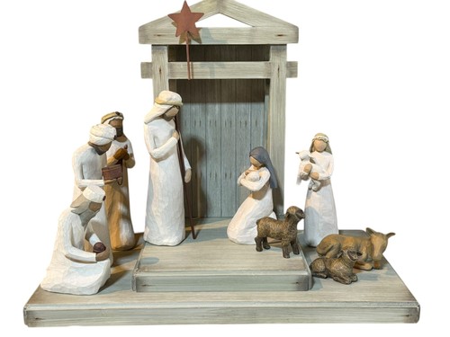 Willow tree nativity - nativity, scene