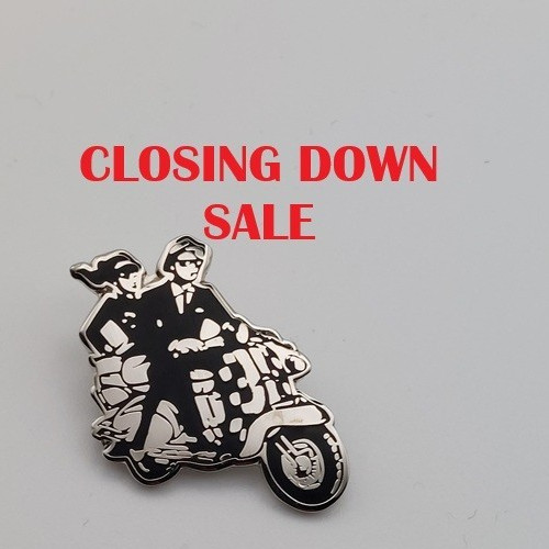 Rude boy girl scooter - scooter, tone