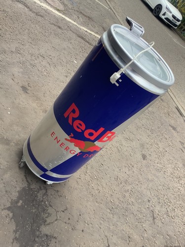 Large red bull - large, fridge