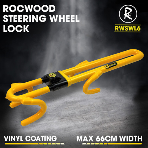 Steering wheel lock - lock, rocwood