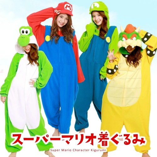 Sazac fleece kigurumi mario - kigurumi,