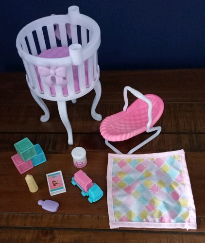 Vintage barbie nursery crib - vintage,