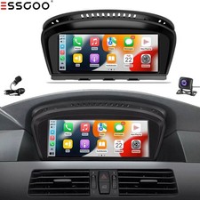 Apple Carplay Car Stereo WiFi MIC&AHD For BMW 5/3 Series CCC E60 E61 E63 8+256G