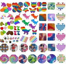 Pop Push It Bubble Sensory Fidget Kids Toy Special Needs Autism Stress Relief UK