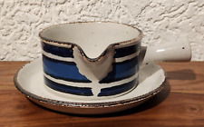 1.9 Midwinter Stonehenge England * Blue Moon Moon Blue * Gravy Boat + Bottom
