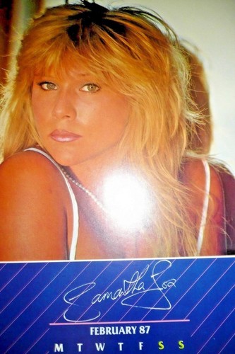 Samantha fox kalender seite - samantha,