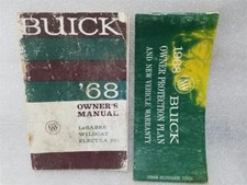 1968 Buick Lesabre Wildcat Electra Owners Manual 14752