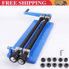 18" Swager Rotary Metal Sheet Tool Bead Roller Manual Swaging Machine 6 Roll Set