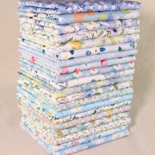 100 Mix Pack Cotton Squares Patchwork Quilting Fabric Bundle Scraps Lot Floral 