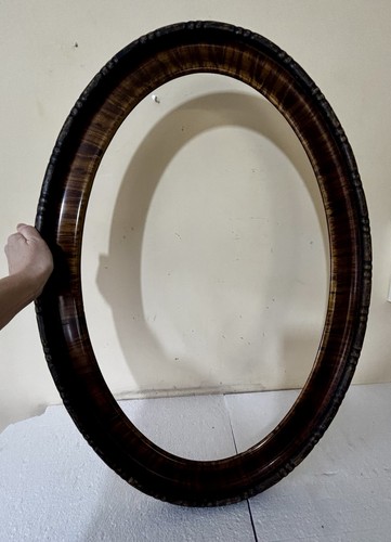 Antique oval picture frame - antique,