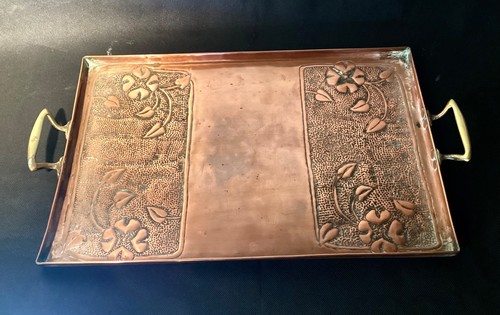 Antique copper art nouveau - copper,