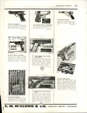 1966 PAPER AD Toy Johnny Eagle Pistol Magumba Lugar Cap Gun Bond XX Man UNCLE 