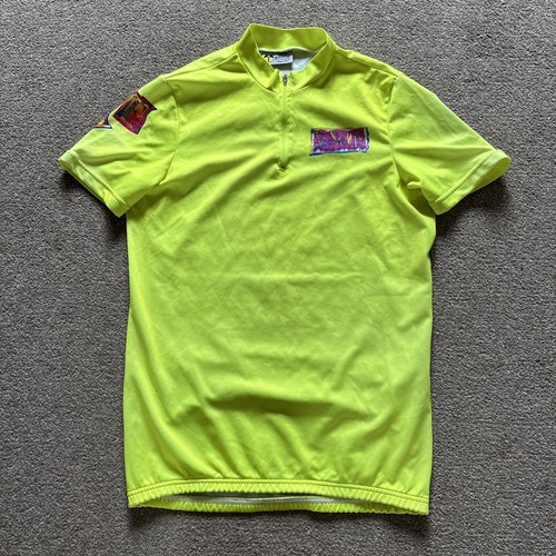 Fluorescent cycling jersey - cycling,