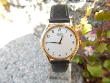 Original Seiko 4N00- 0721 Women's Quartz Watch with white dial Japan.